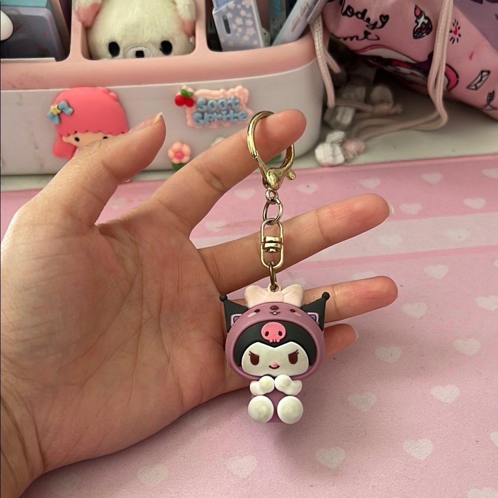 Sanrio Kuromi keychain
